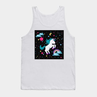 Unicorn in the night Tank Top